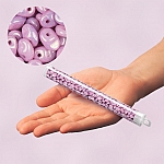 SuperUno™ Czech Beads 2.5x5mm Chalk Lilac Luster - 22g