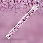 SuperUno™ Czech Beads 2.5x5mm Chalk Lilac Luster - 22g