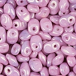 SuperUno™ Czech Beads 2.5x5mm Chalk Lilac Luster - 22g