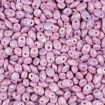 SuperUno™ Czech Beads 2.5x5mm Chalk Lilac Luster - 22g