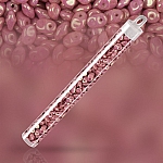 SuperUno™ 2.5x5mm Czech Glass Seed Beads Red Luster 22g