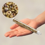 SuperUno™ Czech Chalk Travertine Dark Glass Beads - 22g