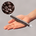 SuperUno™ 2.5x5mm Czech Seed Beads Jet Vega Luster 22g