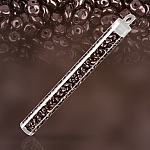 SuperUno™ 2.5x5mm Czech Seed Beads Jet Vega Luster 22g