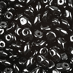 SuperUno™ Czech Glass Seed Beads 2.5x5mm Jet - 22 gram