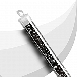 SuperUno™ Czech Glass Seed Beads 2.5x5mm Jet - 22 gram