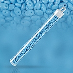 SuperUno™ 2.5x5mm Czech Seed Beads Turquoise Blue - 22g