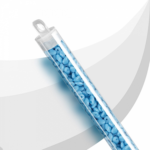 SuperUno™ 2.5x5mm Czech Seed Beads Turquoise Blue - 22g