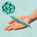 SuperUno™ Czech 2.5x5mm Seed Beads Turquoise Green 22g
