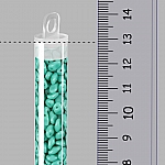 SuperUno™ Czech 2.5x5mm Seed Beads Turquoise Green 22g