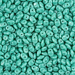 SuperUno™ Czech 2.5x5mm Seed Beads Turquoise Green 22g