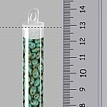 SuperUno™ 5mm Beads Turquoise Green Travertine Dark 22g