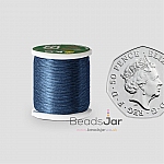 KO Denim Blue Japanese Nylon Beading Thread 50m Reel