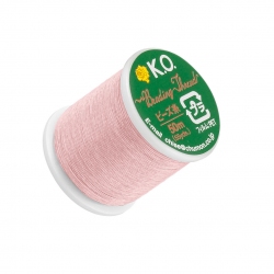 KO Baby Pink Japanese Nylon Beading Thread 50m Reel