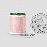 KO Baby Pink Japanese Nylon Beading Thread 50m Reel
