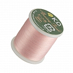 KO Baby Pink Japanese Nylon Beading Thread 50m Reel