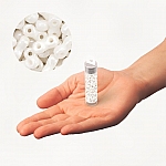 Infinity Two Hole Czech Glass Beads 3x6mm White Luster 8g Infinity Two Hole Czech Glass Beads 3x6mm White Luster 8g