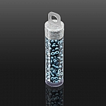 Infinity Czech Seed Beads 4x8mm Pastel Petrol 7.5g