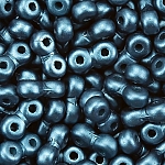 Infinity Czech Seed Beads 4x8mm Pastel Petrol 7.5g