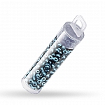 Infinity Czech Seed Beads 4x8mm Pastel Petrol 7.5g