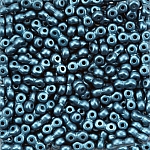 Infinity Czech Seed Beads 4x8mm Pastel Petrol 7.5g