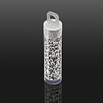 Infinity Two Hole Czech Beads 4x8mm Full Labrador 7.5g