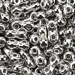 Infinity Two Hole Czech Beads 4x8mm Full Labrador 7.5g