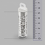 Infinity Two Hole Czech Beads 4x8mm Full Labrador 7.5g