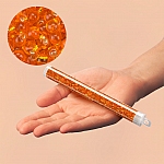 Miyuki Drop Seed Beads Silver Lined Orange 3.4mm 25g Tube