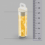 Miyuki Tila Seed Bead Transparent Pale Topaz 5x5mm 7.2g