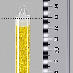 Miyuki Drops Transparent Silver Lined Yellow 3.4mm 25g