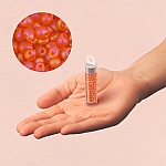 Miyuki Drop Seed Beads Matt Trans. Orange AB 2.8mm 9g