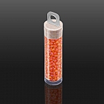 Miyuki Drop Seed Beads Matt Trans. Orange AB 2.8mm 9g