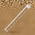 Miyuki Size 8 Round Seed Beads Galvanized Gold 22g Tube