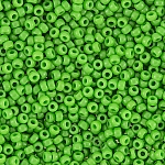 Miyuki Seed Beads Size 15/0 Round Opaque Pea Green 8.2g