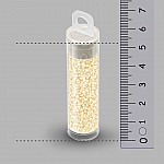 Miyuki Seed Beads Size 15/0 Matt Opaque Cream AB - 8.2g