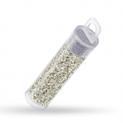 Miyuki Delica Seed Beads Size 11 Galvanized Silver 7.2g