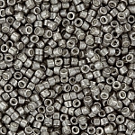 Miyuki Delica Beads Size 11 Galvanized SF Graphite 7.2g