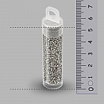 Miyuki Delica Beads Size 11 Galvanized SF Graphite 7.2g