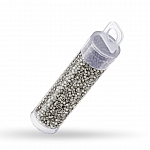 Miyuki Delica Beads Size 11 Galvanized SF Graphite 7.2g