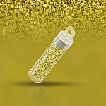 Miyuki Delica Beads Galvanized Dark Yellow Dyed 7.2g Miyuki Delica Beads Galvanized Dark Yellow Dyed 7.2g