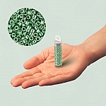 Miyuki Delica Beads Galvanized Medium Green Dyed 7.2g
