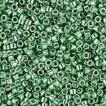 Miyuki Delica Beads Galvanized Medium Green Dyed 7.2g