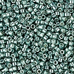 Miyuki Delica Beads Galvanized Peacock Blue Dyed 7.2g