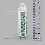 Miyuki Delica Beads Galvanized Peacock Blue Dyed 7.2g