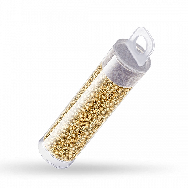 Miyuki Delica Seed Beads Duracoat Galvanized Gold 7.2g