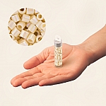 Miyuki Delica Beads Size 8/0 Opaque Cream AB 6.8g Tube
