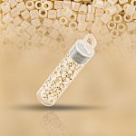 Miyuki Delica Beads Size 8/0 Opaque Cream AB 6.8g Tube