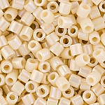 Miyuki Delica Beads Size 8/0 Opaque Cream AB 6.8g Tube