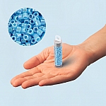 Miyuki Delica Beads Size 10 Opaque Light Blue AB 7.2g